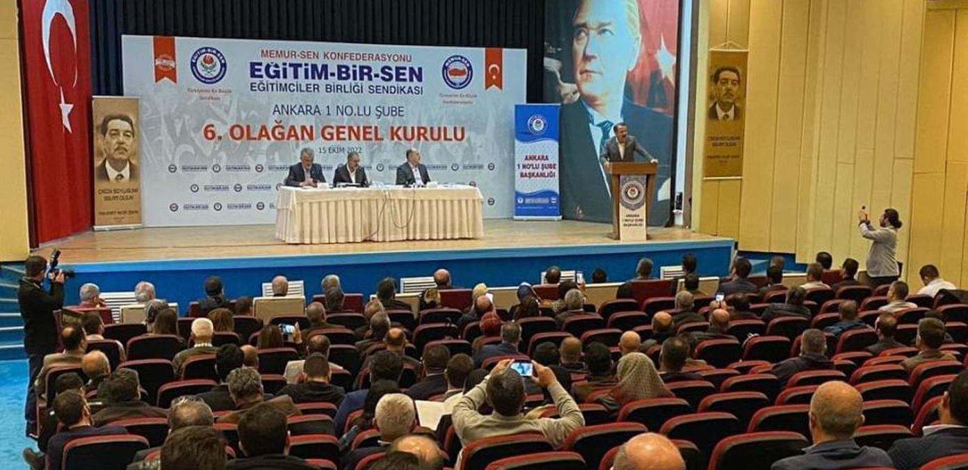 Eğitim Bir-Sen Ankara 1 Nolu Şubesi 6. Olağan Genel Kurulu gerçekleştirildi